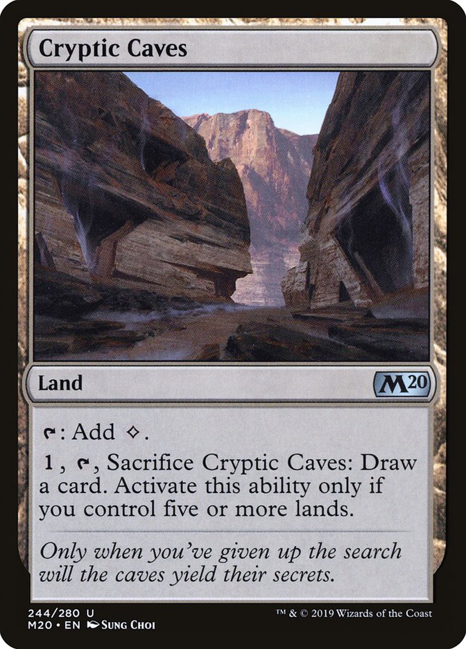 Cryptic Caves [Core Set 2020] | Tacoma Games