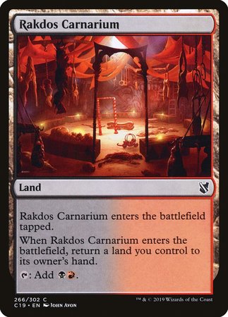 Rakdos Carnarium [Commander 2019] | Tacoma Games