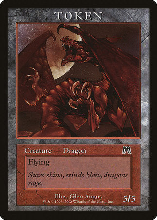 Dragon Token (Onslaught) [Magic Player Rewards 2002] | Tacoma Games