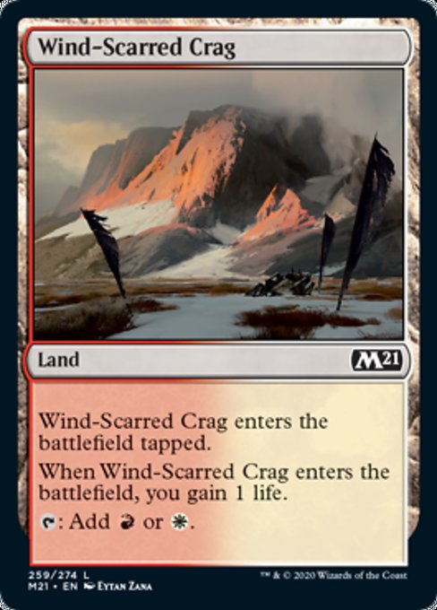 Wind-Scarred Crag [Core Set 2021] | Tacoma Games