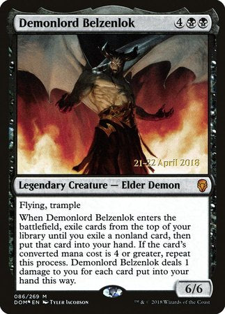 Demonlord Belzenlok [Dominaria Promos] | Tacoma Games