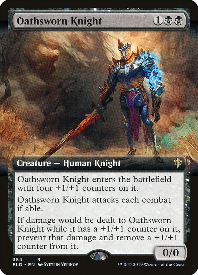 Oathsworn Knight (Extended Art) [Throne of Eldraine] | Tacoma Games