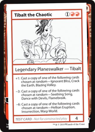 Tibalt the Chaotic (2021 Edition) [Mystery Booster Playtest Cards] | Tacoma Games