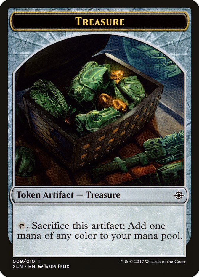 Treasure (009/010) [Ixalan Tokens] | Tacoma Games