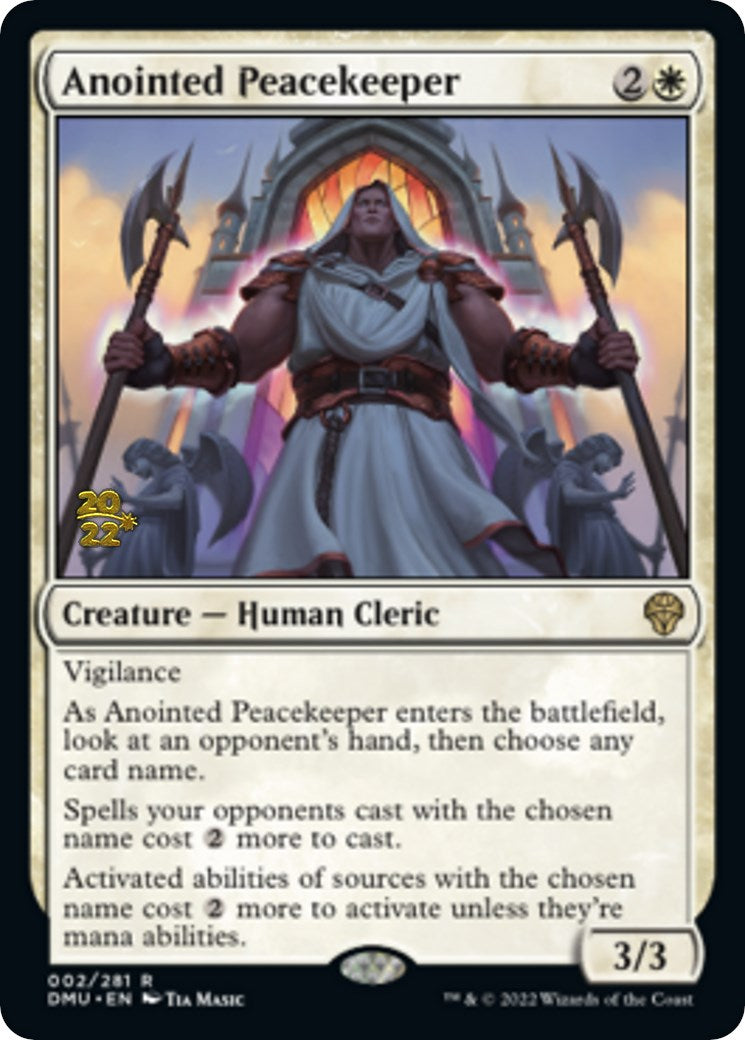 Anointed Peacekeeper [Dominaria United Prerelease Promos] | Tacoma Games