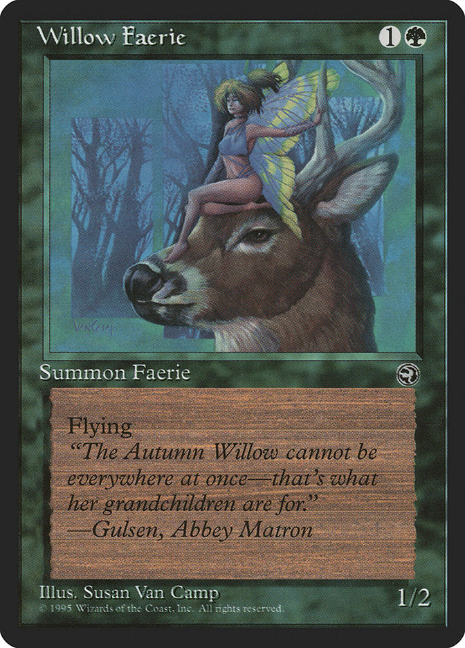 Willow Faerie (Gulsen Flavor Text) [Homelands] | Tacoma Games