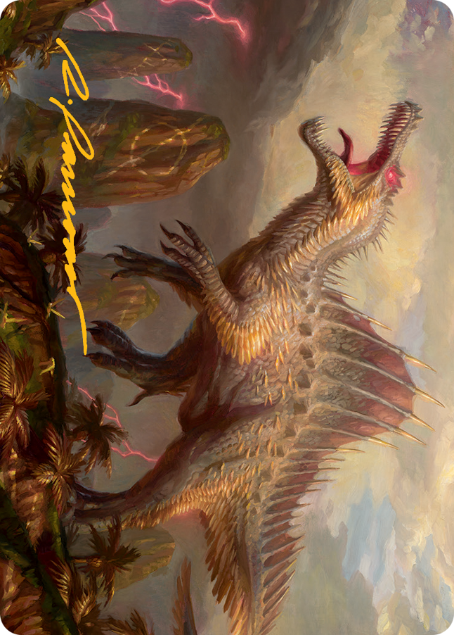 Etali, Primal Conqueror Art Card (Gold-Stamped Signature) [March of the Machine Art Series] | Tacoma Games