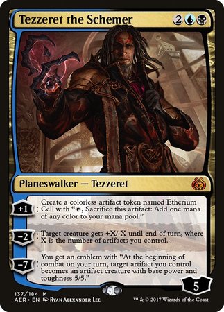 Tezzeret the Schemer [Aether Revolt] | Tacoma Games