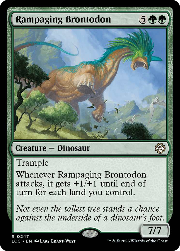 Rampaging Brontodon [The Lost Caverns of Ixalan Commander] | Tacoma Games