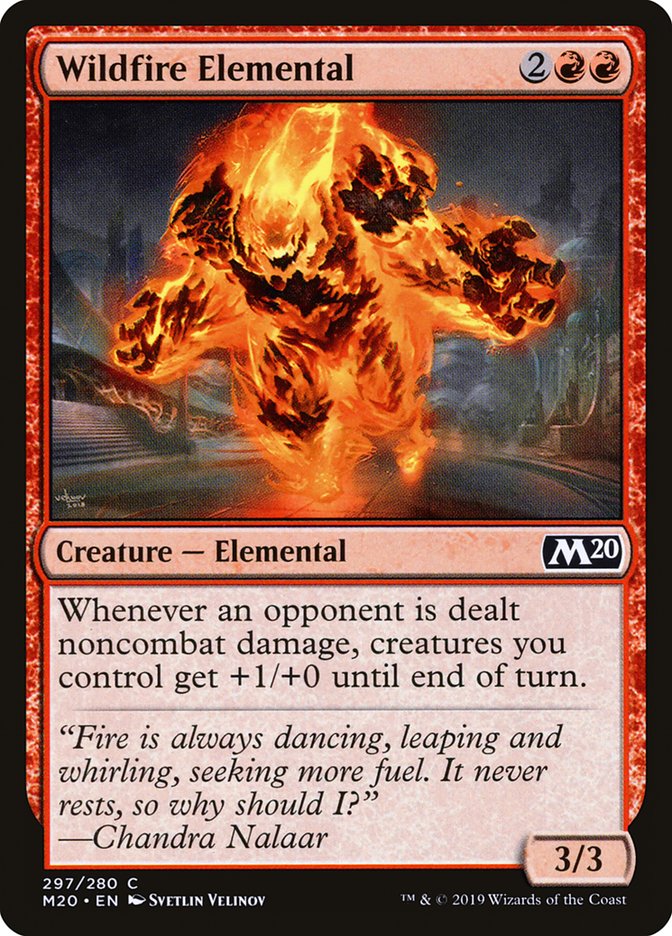 Wildfire Elemental [Core Set 2020] | Tacoma Games