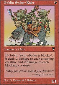 Goblin Swine-Rider [Visions] | Tacoma Games