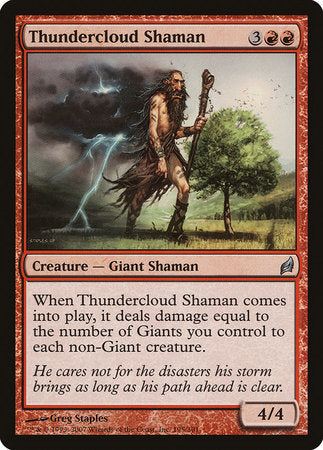 Thundercloud Shaman [Lorwyn] | Tacoma Games