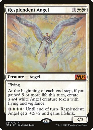 Resplendent Angel [Core Set 2019] | Tacoma Games