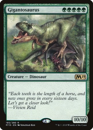 Gigantosaurus [Core Set 2019 Promos] | Tacoma Games