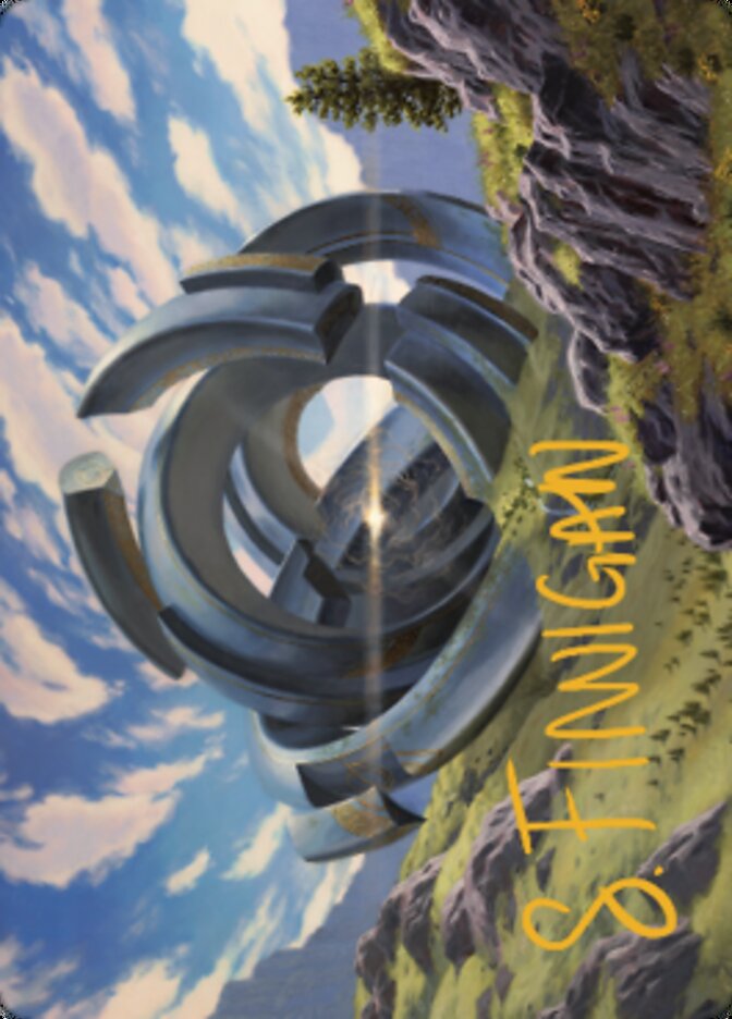 Thran Portal Art Card (Gold-Stamped Signature) [Dominaria United Art Series] | Tacoma Games