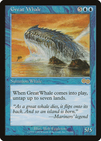 Great Whale [Urza's Saga] | Tacoma Games