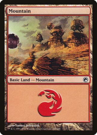 Mountain (245) [Scars of Mirrodin] | Tacoma Games