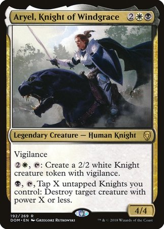 Aryel, Knight of Windgrace [Dominaria] | Tacoma Games