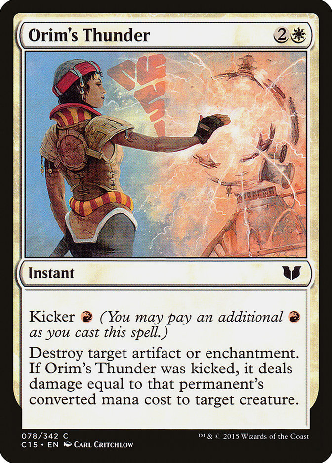 Orim's Thunder [Commander 2015] | Tacoma Games