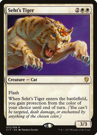 Seht's Tiger [Commander 2017] | Tacoma Games