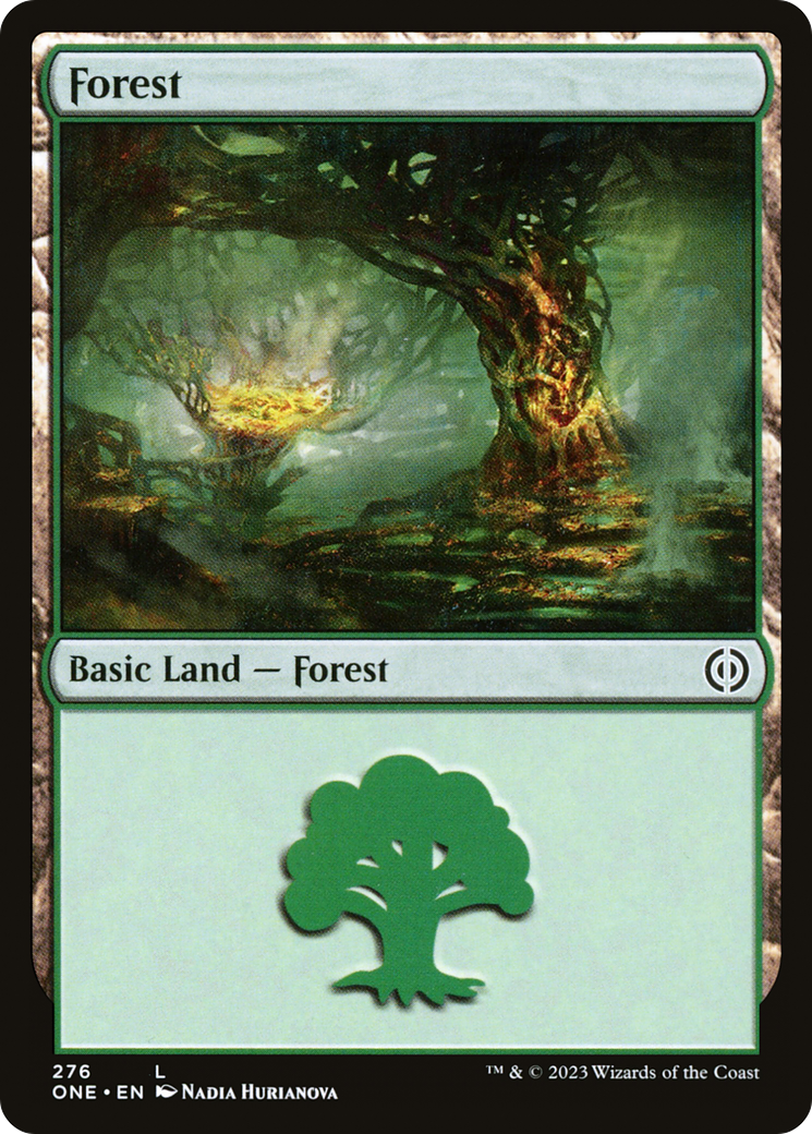 Forest (276) [Phyrexia: All Will Be One] | Tacoma Games