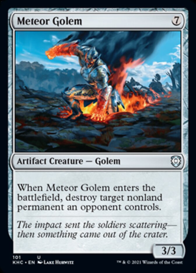 Meteor Golem [Kaldheim Commander] | Tacoma Games