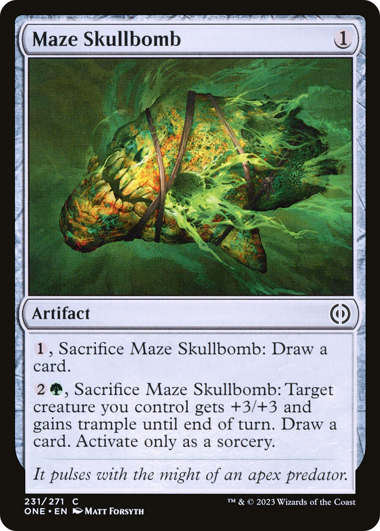 Maze Skullbomb [Phyrexia: All Will Be One] | Tacoma Games