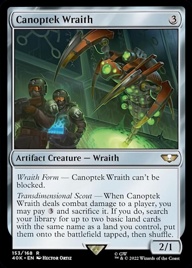 Canoptek Wraith (Surge Foil) [Universes Beyond: Warhammer 40,000] | Tacoma Games