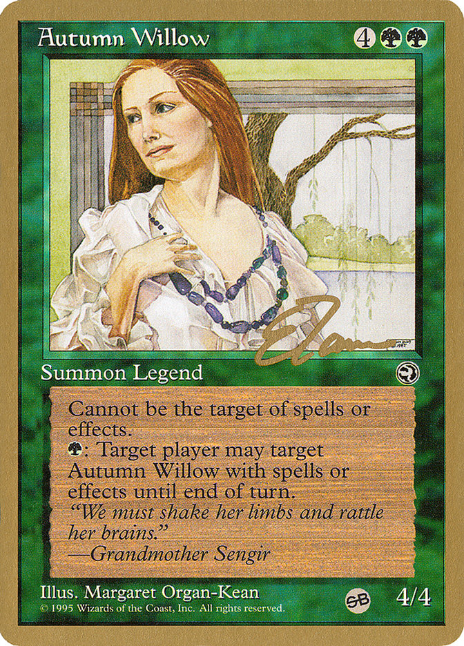 Autumn Willow (Eric Tam) (SB) [Pro Tour Collector Set] | Tacoma Games