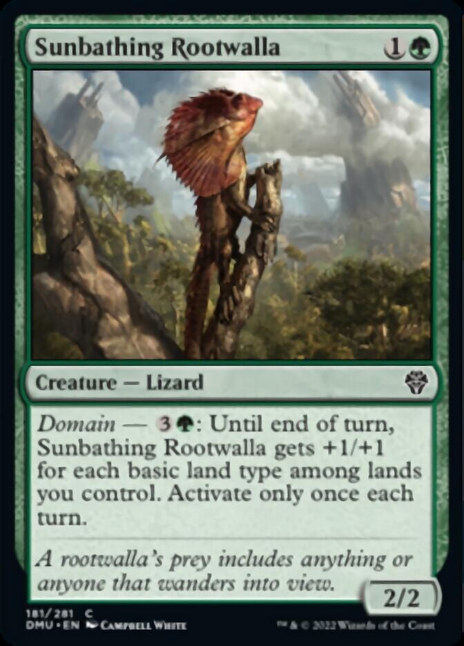Sunbathing Rootwalla [Dominaria United] | Tacoma Games