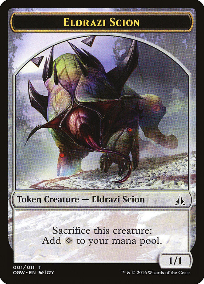 Eldrazi Scion (001/011) [Oath of the Gatewatch Tokens] | Tacoma Games