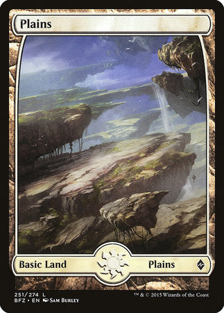 Plains (251) - Full Art [Battle for Zendikar] | Tacoma Games