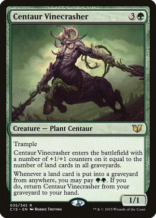 Centaur Vinecrasher [Commander 2015] | Tacoma Games