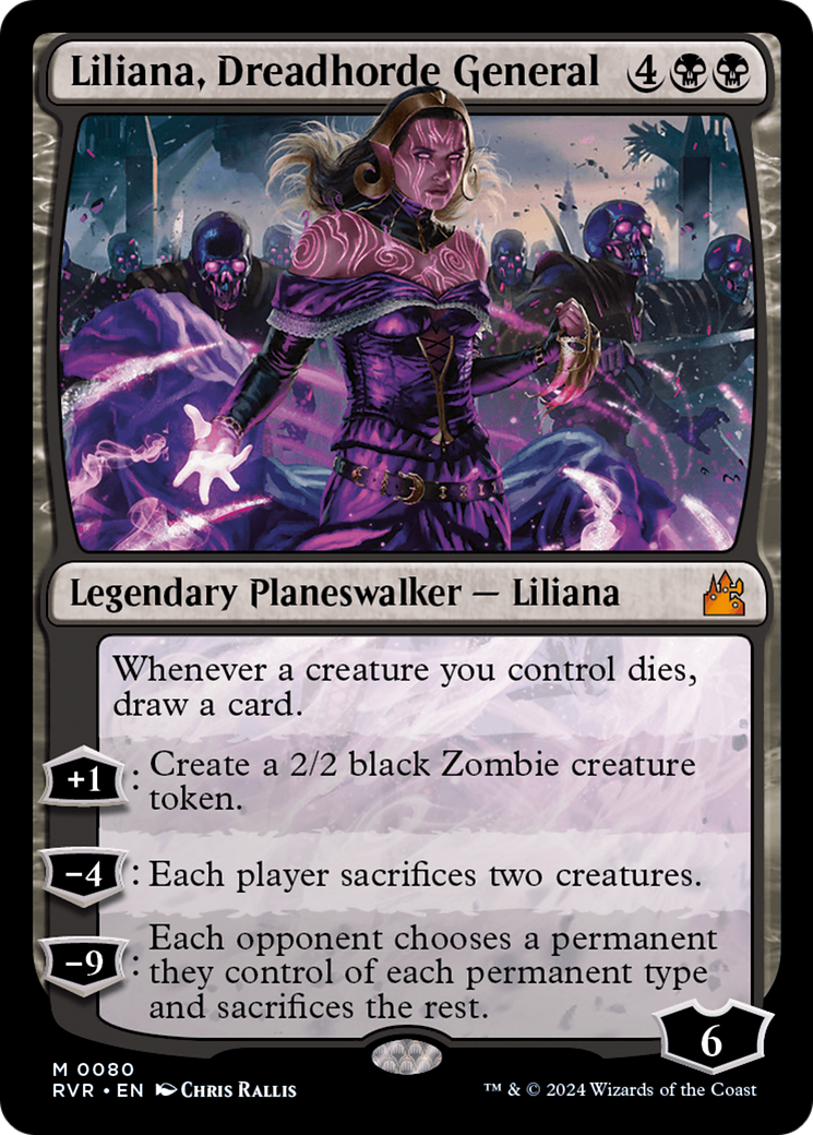 Liliana, Dreadhorde General [Ravnica Remastered] | Tacoma Games