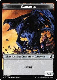 Gargoyle // Egg Double-sided Token [Commander 2019 Tokens] | Tacoma Games