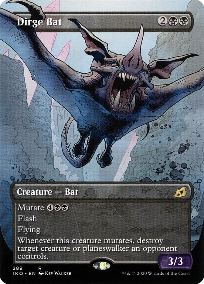 Dirge Bat (Showcase) [Ikoria: Lair of Behemoths] | Tacoma Games