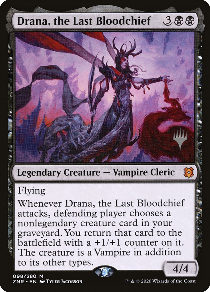 Drana, the Last Bloodchief (Promo Pack) [Zendikar Rising Promos] | Tacoma Games