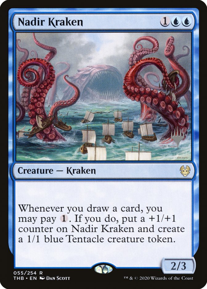 Nadir Kraken (Promo Pack) [Theros Beyond Death Promos] | Tacoma Games