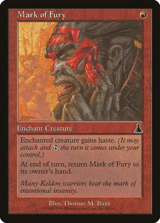 Mark of Fury [Urza's Destiny] | Tacoma Games