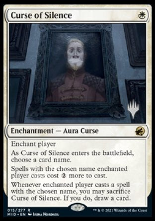 Curse of Silence (Promo Pack) [Innistrad: Midnight Hunt Promos] | Tacoma Games