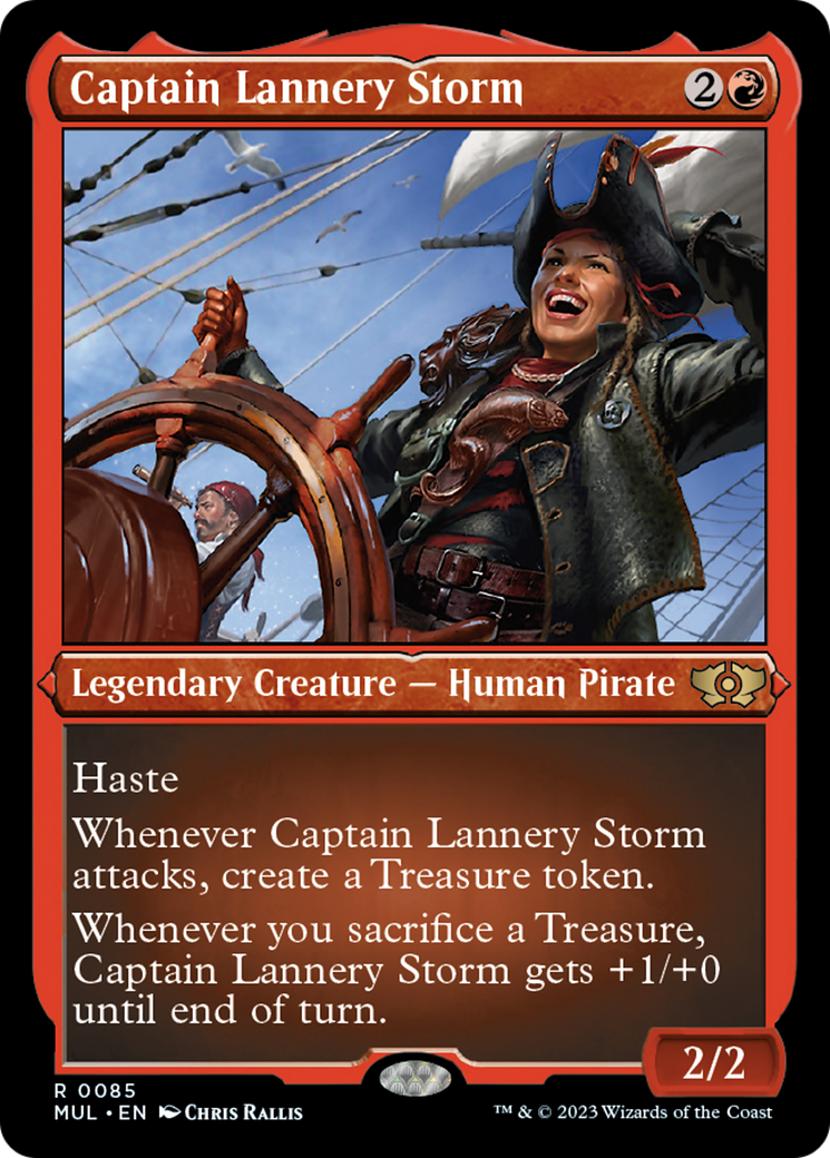 Captain Lannery Storm (Foil Etched) [Multiverse Legends] | Tacoma Games