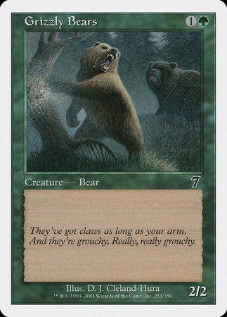 Grizzly Bears [Seventh Edition] | Tacoma Games