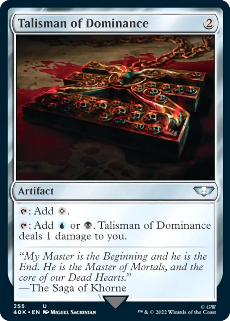Talisman of Dominance (255) (Surge Foil) [Universes Beyond: Warhammer 40,000] | Tacoma Games