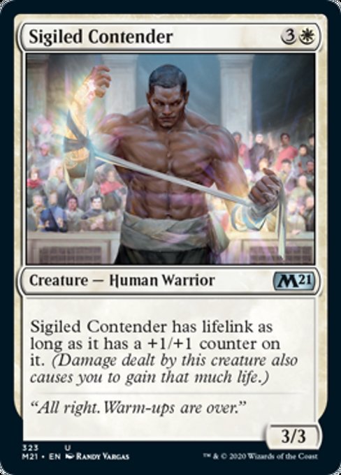 Sigiled Contender [Core Set 2021] | Tacoma Games