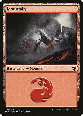 Mountain (261) [Dragons of Tarkir] | Tacoma Games