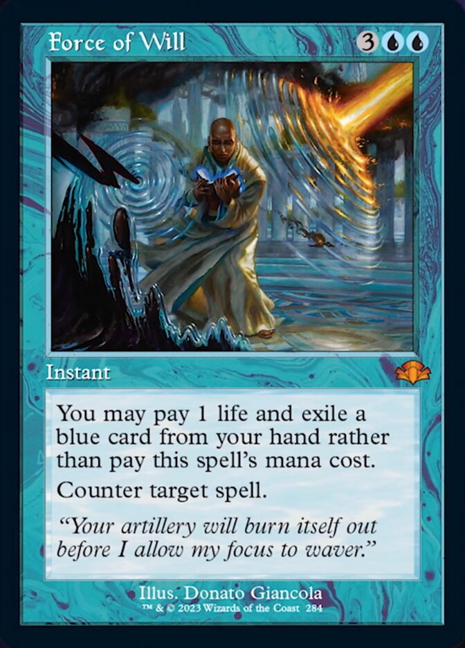 Force of Will (Retro) [Dominaria Remastered] | Tacoma Games