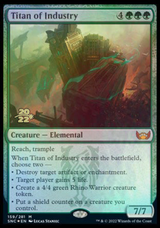 Titan of Industry [Streets of New Capenna Prerelease Promos] | Tacoma Games