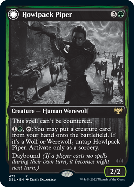 Howlpack Piper // Wildsong Howler [Innistrad: Double Feature] | Tacoma Games