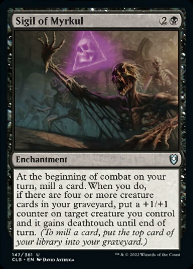 Sigil of Myrkul [Commander Legends: Battle for Baldur's Gate] | Tacoma Games