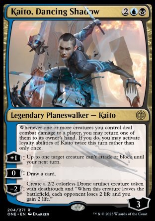 Kaito, Dancing Shadow (Promo Pack) [Phyrexia: All Will Be One Promos] | Tacoma Games